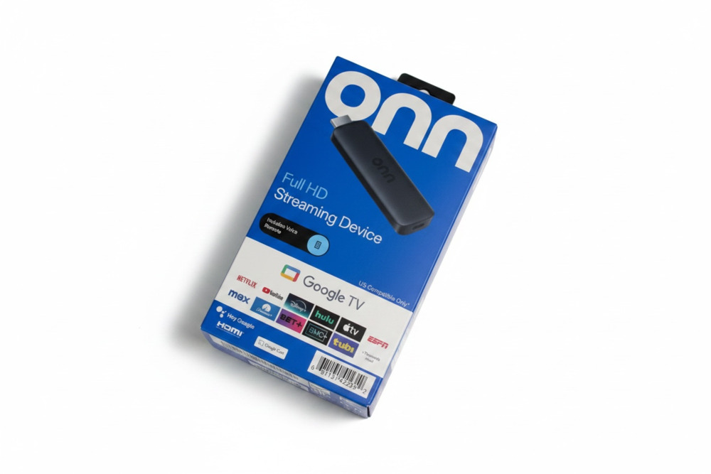 onn. Full HD Streaming Device with Google TV